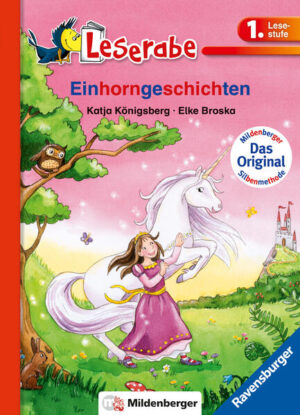 Von stolzen Einhörnern, mutigen Prinzessinnen, tapferen Rittern und edlen Königen. Vier märchenhafte Geschichten für Erstleser rund um das Thema Einhörner. Die Kinderbücher der Reihe Leserabe wurden mit Pädagogen entwickelt und richten sich sowohl an Leseanfänger ab der 1. Klasse als auch an fortgeschrittene Erstleser ab der 2. Klasse. Die original Mildenberger Silbenmethode fördert die Lesekompetenz: Silben in Blau und Rot helfen beim Lesenlernen und verbessern nachweislich die Rechtschreibung.