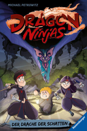 Diese Ninjas sind drachenstark! Die jungen Dragon Ninjas Lian, Sui und Pepp haben es geschafft, die vier magischen Ninja- Waffen an sich zu bringen und den bösen Drachen O- Gonsho zu besiegen. Doch kurz zuvor konnte dieser noch das Tor zur Unterwelt öffnen, aus der nun ein noch viel gefährlicherer Feind in die Welt der Dragon Ninjas eindringt: der finstere Drache der Schatten … Ein geheimes Ninja- Internat. Vier magische Waffen. Und ein böser Drache, der sie in seinen Besitz bringen will ... Nur die Ninja- Schüler Lian, Sui und Pepp können seine Pläne durchkreuzen. Denn sie sind Dragon Ninjas! Drachenstarke Kinderbücher ab 8 Jahre über Mut, Freundschaft und Selbstbewusstsein. Eine tolle Geschenkidee für Jungen und Mädchen! Entdecke alle Abenteuer der „Dragon Ninjas“- Reihe: Band 1: Der Drache der Berge Band 2: Der Drache des Feuers Band 3: Der Drache des Himmels Band 4: Der Drache der Erde Band 5: Der Drache der Schatten Band 6: Der Drache des Wassers