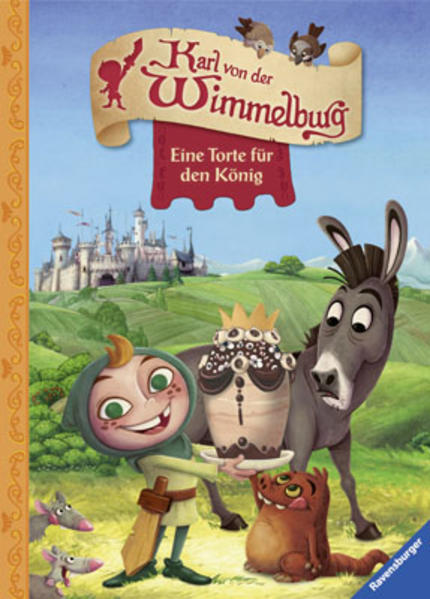 Karl ist begeistert: Endlich hat er seinen ersten richtigen Auftrag bekommen. Morgen hat der König Geburtstag und er soll die Geburtstagstorte sicher in die Wimmelburg bringen. Doch oh Schreck! Auf der Wimmelburg angekommen, ist die Torte verschwunden, gestohlen von zwei frechen Tortenräubern. Eine wilde Verfolgungsjagd durch die Wimmelburg beginnt. Ob Karl die Torte retten kann?