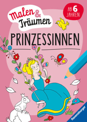 Malen, träumen und dabei zur Ruhe kommen. Ein Prinzessinnen- Malbuch für kreative Köpfe. Liebevoll illustrierte und abwechslungsreiche Prinzessinnenmotive laden zum Träumen und Entspannen ein. Zauberhafte Prinzessinnen, märchenhafte Kleider und romantische Szenen sorgen für ganz viel Freude beim Ausmalen - und ganz nebenbei wird auch die Konzentration und Feinmotorik gefördert. Ein wunderbares Geschenk und Mitbringsel für kreative Köpfe ab 6 Jahren. Der moderne und kindgerechte Illustrationsstil macht dieses Malbuch zu etwas Besonderem. Die Bilder voller liebevoller Details strahlen Wärme und Freude aus und bringen Kinderaugen zum Leuchten. Klare Konturen und festes Papier bringen noch mehr Spaß beim Ausmalen - egal ob mit Buntstiften, Filzstiften oder Wachsmalkreiden. So können die kleinen Künstler beim Ausmalen super abschalten und die Seele baumeln lassen. Durch hübsch gerahmte Seiten werden die fertigen Kunstwerke ganz besonders in Szene gesetzt.