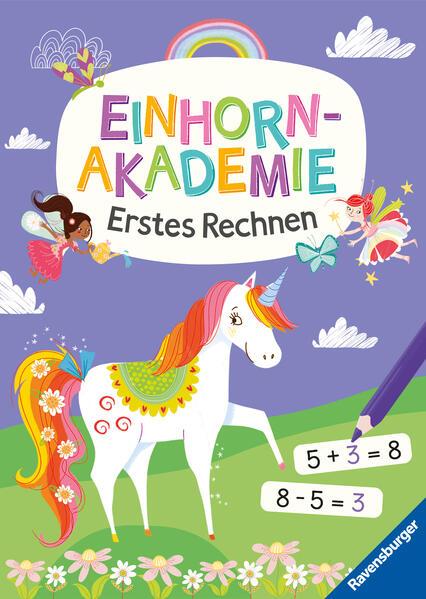 Auf der Suche nach einem passenden Geschenk zur Einschulung? In diesem Einhorn Buch erlernst du die Grundrechenarten Plus und Minus. In diese wird langsam eingeführt und die Lernerfolge werden durch gemischte Übungen überprüft. Kleine Mal- und Zeichenaufgaben zwischendurch bieten erholsame und kreative Pausen. Dank kleiner Lernportionen bleibt die Motivation hoch und die Konzentrationsfähigkeit der Kinder wird gefördert. Das liebevoll gestaltete Buch bietet somit eine gute Grundlage, die in der Schule erworbenen Kenntnisse zu wiederholen und zu vertiefen. Hilf den Feen und zähle, wie viele Blumen sie haben. Berechne, wie viele Süßigkeiten Einhorn Mondlicht noch hat. Unterstütze die Meermenschen dabei, ihre Muschelaufgaben zu lösen. Dieses Mathe- Lernbuch bietet wunderschöne Illustrationen, bezaubernde Charaktere und entzückende Szenen. Jede Seite ist mit drolligen Einhörnern, zauberhaften Feen oder hinreißenden Meermenschen ausgestattet. So gibt es neben den hilfreichen Übungsaufgaben noch sehr viel mehr zu entdecken. So macht Mathe wirklich Spaß!