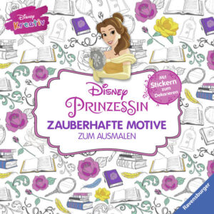 In diesem Malbuch warten wunderschöne Motive rund um die Disney Prinzessinnen darauf, ausgemalt zu werden. Lass deiner Kreativität freien Lauf und tauche ein in die bezaubernde Märchenwelt. Mit farbigen Motivund Schriftstickern zum Dekorieren!