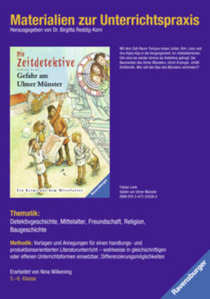 Inhalt Buch: Ulm - 1398 n. Chr. Wer bedroht den Münsterbauer Ulrich Ensinger? Die Zeitdetektive können den Diebstahl der Baupläne vereiteln, aber der Unbekannte gibt nicht auf ...