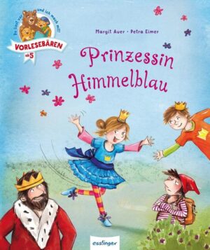 Prinzessinnen- Geschichten ab 5 Jahren Spannende Mitmach- Ideen auf jeder Seite Mit Extra- Seite: Wünsch dir eine Geschichte! „Ich bin Prinzessin Himmelblau und wohne auf Schloss Niemalsgrau!" Prinzessin Himmelblau ist eine fröhliche Prinzessin und alle lieben sie. Sie hilft, wo sie nur kann. Mal muss sie ihren kleinen Bruder Niklas vor dem Sockenmonster beschützen, mal ihrer besten Freundin Lotta im Garten helfen. Aber manchmal ist Helfen gar nicht so leicht. Vor allem wenn man es mit einem Obergriesgram wie Zwerg Panko zu tun bekommt ... Vorlesebären - Du liest vor und ich mach mit! Schau hin! Hilf mit! Denk nach! Mit den Vorlesebären wird Vorlesen zum gemeinsamen Erlebnis. Die Mitmach- Ideen auf jeder Seite laden das Kind ein, genau zuzuhören und hinzusehen, fördern auf spielerische Weise ein gutes Textverständnis und helfen in die Geschichte einzutauchen. So macht Vorlesen Spaß!