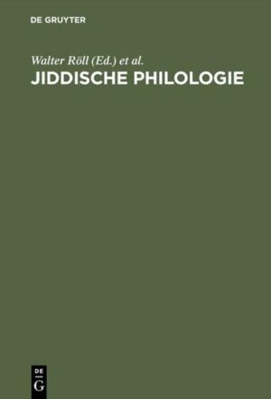 Jiddische Philologie: Festschrift für Erika Timm | Walter Röll, Simon Neuberg