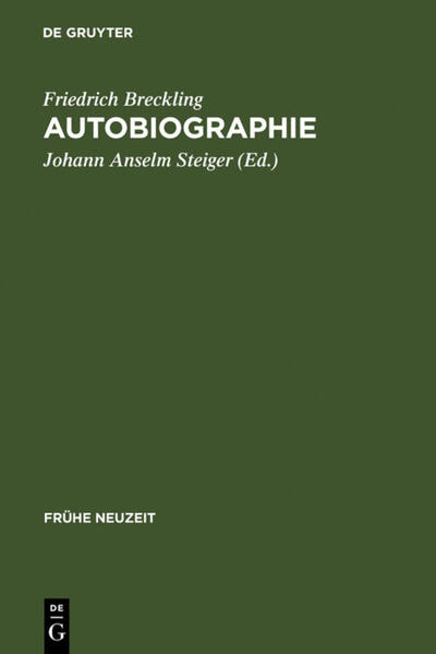 Der Band bietet die erstmalige Edition der handschriftlich überlieferten Autobiographie des mystischen Spiritualisten und religiösen Nonkonformisten Friedrich Breckling (1629-1711), der, aus der Nähe von Flensburg stammend, recht früh in Konflikt mit der ortsansässigen lutherischen Geistlichkeit geriet, aufgrund von Repressalien floh und den größten Teil seines Lebens in den Niederlanden verbrachte. Die Quelle, die in diesem Band detailliert kommentiert wird (Personen, Orte, Sachen etc.), enthält nicht nur exakte genealogische Daten zu Brecklings familiären Verhältnissen, sondern gibt zudem u.a. Aufschluss über die Beschaffenheit von Brecklings dichtem radikal-spiritualistischem Kommunikationsnetz. Brecklings Autobiographie bringt Licht in bislang ungelöste bibliographische Fragen sein Oeuvre betreffend und ist zugleich Chronik des zeitgenössischen Geschehens, listet weltgeschichtlich bedeutsame Daten (Kriege und Friedensschlüsse, Ableben von Potentaten und Päpsten u.Ä.) auf und kontextualisiert somit den Mikrokontext der persönlichen Biographie mit der Makrostruktur der weltbewegenden Historie. Autobiographie, Chronik und apokalyptischer Traktat verbinden sich in dieser Schrift zu einer literarischen Mischgattung, die unter den frühneuzeitlichen "Ego-Dokumenten", die in den letzten Jahren zunehmend das Interesse der Forschung auf sich gezogen haben, eine wenn nicht einzigartige, so doch besondere Stellung einnehmen dürfte. Detaillierte Register erschließen das Werk.