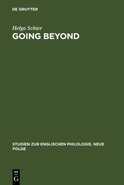Going Beyond: The Crisis of Identity and Identity Models in Contemporary American, English and German Fiction | Helga Schier