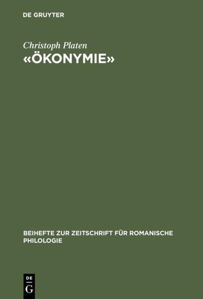 «Ökonymie»: Zur Produktnamen-Linguistik im Europäischen Binnenmarkt | Christoph Platen