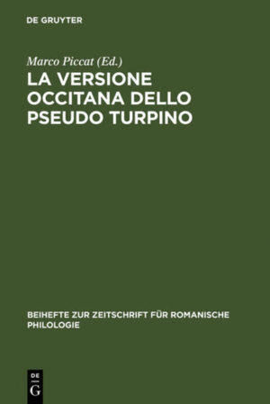La versione occitana dello Pseudo Turpino: Ms. Londra B.M. additional 17920 | Marco Piccat