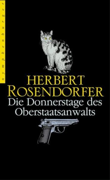 Herbert Rosendorfer stellt den ihm so wohl vertrauten Umkreis der Justiz ins Licht seiner scharfzeichnenden Erzählkunst. Mit skurril-geistreichem Sprachwitz plaudert der Oberstaatsanwalt a.D. Dr. F. jeden Donnerstag aus seinem Berufsalltag. Wahre Kriminalfälle, die oft unglaublich anmuten, werden allein schon durch die Genauigkeit seiner Beobachtungsgabe zur Satire. Sie zeigen, dass Juristerei und Gerechtigkeit selten etwas miteinander zu tun haben.