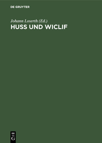 Frontmatter -- Vorwort -- Inhalt -- Einleitung. Ältere und neuere Ansichten über das Verhältnis des Huß zur Lehre und den Schriften Wiclifs -- Erstes Buch. Der Wiciifismus in Böhmen bis zu seiner Verurteilung durch das Konzil von Konstanz -- Zweites Buch. Der Wiciifismus in den Schriften des Hüft -- Exkurse. -- Namen- und Sachregister