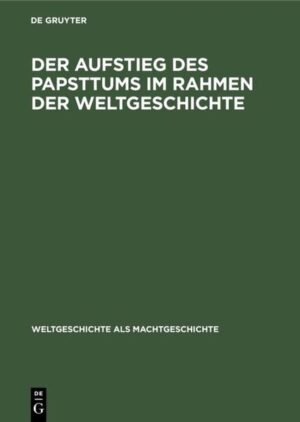 Dieser Titel aus dem De Gruyter-Verlagsarchiv ist digitalisiert worden, um ihn der wissenschaftlichen Forschung zugänglich zu machen. Da der Titel erstmals im Nationalsozialismus publiziert wurde, ist er in besonderem Maße in seinem historischen Kontext zu betrachten. Mehr erfahren Sie .>