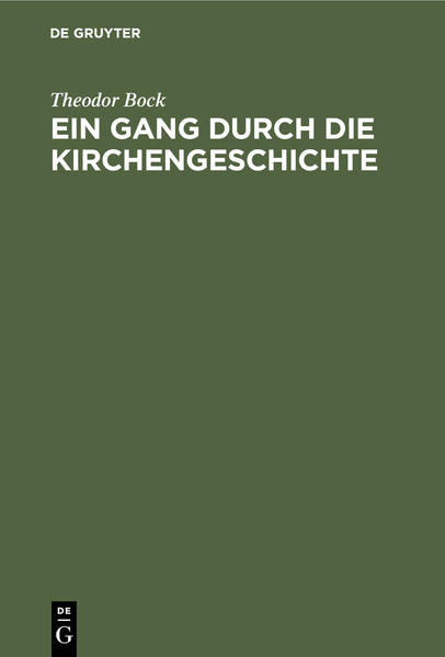 Frontmatter -- I. Aus der Anfangszeit des Christentums -- II. Im Wechsel von Verfolgung und Duldung durch die römischen Kaiser -- III. Der Sieg des Christentums -- IV. Augustin (354—430) -- V . Das Mönchtum -- VI. Das Christentum unter den Germanen -- VII. Karl der Große (768-814) -- VIII. Das Papsttum -- IX. Die Kreuzzüge -- X. Bernhard von Clairvaux (1090—1153) -- XI. Franziskus von Assisi (1182—1226) -- XII. Die Vorläufer der Reformation -- XIII. Die Reformation -- XIV. Aus der Zeit der Gegenreformation -- XV. Der Pietismus -- XVI. Aus dem kirchlichen Leben der neuesten Zeit -- XVII. Von Freikirchen und Sekten -- Anhang. Von anderen geistigen bzw. religiösen Strömungen der Gegenwart -- Zeittafel -- INHALTSVERZEICHNIS -- Backmatter