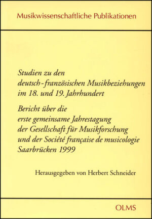 Der vorliegende Band enthält die Referate des Symposiums „Musikbeziehungen zwischen Frankreich und Deutschland in der 2. Hälfte des 18. Jahrhunderts“ sowie freie Referate zur Problematik des deutsch-französischen Musiktransfers, die während der ersten gemeinsamen Tagung der Gesellschaft für Musikforschung und der Société française de musicologie 1999 Saarbrükken gehalten wurden. Nach dem Buffonistenstreit beschleunigten sich die grenzüberschreitende Ausbreitung von Ideen und der Musiktransfer erheblich. In bisher unbekannter Zahl wurden deutsche Komponisten und Instrumentalisten in Frankreich aktiv. Glucks Pariser Opern wurden nicht nur in Frankreich als revolutionär empfunden, sondern waren für das Musiktheater des 19. Jahrhunderts wichtige Orientierungspunkte. Haydns Sinfonien blieben bis zu den Aufführungen der Sinfonien Beethovens durch Habeneck Standardwerke des Konzertrepertoires in Paris. Während französische Schauspieltruppen an den deutschen und österreichischen Höfen ihr Repertoire in der Originalsprache spielten, übernahmen zunächst die deutschen Schauspieltruppen, später die Nationaltheater, die musikdramatischen Gattungen in Übersetzungen in ihre Spielpläne. Auch auf dem Gebiet der Klavier- und Kammermusik fand ein reger Austausch statt. Die hier publizierten Beiträge behandeln somit ein breites Spektrum an Themenstellungen und methodischen Zugangsweisen zu Problemen des Musiktransfers, die Perspektiven für weiterführende Arbeiten eröffnen.