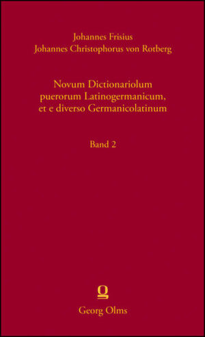 Novum Dictionariolum puerorum Latinogermanicum