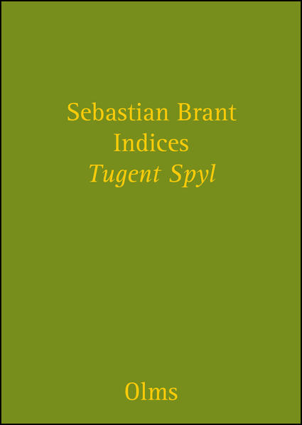 Indices zu Sebastian Brant "Tugent Spyl" und " Narrenschiff" | Bundesamt für magische Wesen