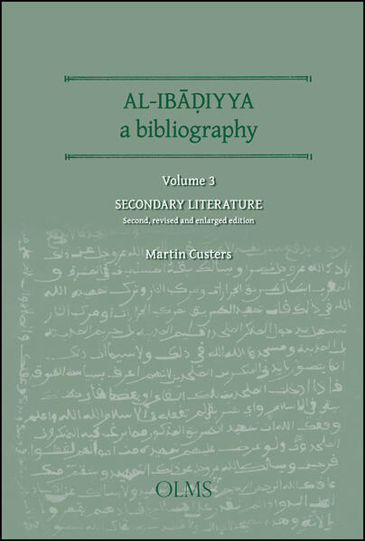 For a considerable time Ibadism has been a neglected field of studies, in the West as well as in the Arab world and beyond. Since a decennium or so this is changing fast. More and more students, researchers and scholars are paying attention to Ibadism and its rich history in the Maghrib, in the Mashriq and in the region of the Indian Ocean, especially Zanzibar and East Africa. International conferences on all kinds of aspects of al-Ibadiyya, more often than not stimulated by the Omani Ministry of Awqaf and Religious Affairs, are becoming a recurring phenomenon. No longer the Ibadis are simply equated with the Kharijis and the negative connotation attached to that movement. Further studying might very well even lead to the understanding that al-Ibadiyya is the oldest of all Islamic Madhahib. The three volumes of Al-Ibadiyya, a Bibliography offer a comfortable tool in studying Ibadism. The first two volumes, Ibadis of the Mashriq and Ibadis of the Maghrib, incl. Egypt, contain works by Ibadi authors, printed works and manuscripts, mostly works which can be considered to belong to the Ibadi Turath. Information is given on the authors and on their works, with secondary sources and references to related items in the other two volumes