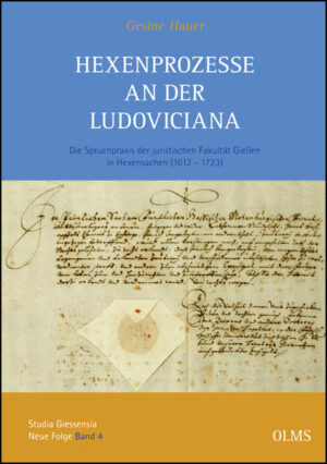 „...zu wolverdienter straff, und anderen zum abscheulichen Exempel mit dem Feuer vom leben zum tod hinzurichten und zu bestraffen...“ lautete üblicherweise der Tenor, wenn eine sogenannte „Hexe“ aufgrund der ihr vorgeworfenen Zaubereihandlungen schuldig gesprochen wurde. Mit solchen Delikten hatte sich die Gießener Juristenfakultät im Rahmen ihrer Spruchtätigkeit u. a. zu beschäftigen, wenn sich ratsuchende Stellen in der Regel Gerichte während eines Hexenprozesses über den Fortgang oder die Beendigung eines solchen informieren wollten. Diese Studie untersucht die in diesem Zusammenhang entstandenen Entscheidungen. Es handelt sich um einfache Rechtsbelehrungen, Gutachten und Urteile, die die Fakultätsmitglieder der Ludoviciana im 17. und beginnenden 18. Jahrhundert als rechtsberatende Institution in Hexenprozessen zu fällen hatten. Dabei wird zum Einen das Augenmerk auf den formellen Ablauf der Spruchtätigkeit in Hexensachen gelegt, zum Anderen der Gegenstand der Sprüche näher beleuchtet. Die Möglichkeit der Hexerei wurde von den Gießener Juristen nicht angezweifelt. Die Studie zeigt aber, dass sie sich bei der Beantwortung der an sie gerichteten Fragen an einem strafrechtlichen System orientierten, so dass der Vorwurf der Willkür bei der Entscheidungsfindung in Hexensachen in nahezu allen Fällen keinen Halt findet. Dies gilt sowohl für die Fragen nach der Rechtmäßigkeit einer bevorstehenden Folteranwendung als auch nach der auszusprechenden Todesstrafe, die in der Regel auf Verbrennen zu lauten hatte. - - STIMMEN ZUM BUCH - - "Hauer schafft es mit der vorliegenden Arbeit, das komplexe Thema der ‚Spruchpraxis in Hexensachen‘ gründlich und interessant aufzuarbeiten und auch für Nichtjuristen und Laienhistoriker gut lesbar und verständlich darzulegen." (Wissenschaftlicher Literaturanzeiger, wla- online.de)****************“… as well- deserved punishment, and as a detestable example to others, to be condemned and punished to death from life through fire …” was the usual tenor when a so- called ‘witch’ was pronounced guilty on the grounds of the magical acts of which she had been accused. The faculty of law at Giessen University had to deal with such crimes in its role as provider of legal opinions, when bodies seeking advice usually local courts required information during a witchcraft trial as to how such a case should progress and end. This study examines the decisions recorded in this context: charges, reports and judgments made by the faculty members of the Ludoviciana in the 17th and early 18th centuries in their capacity as legal advisors in witch- trials. Attention is given to the formal procedure of providing opinions in cases of witchcraft, and the content of the judgements is also examined more closely. The legal experts of Giessen did not doubt the possibility of witchcraft. However, this study shows that they were guided in answering the questions directed to them by a criminal law system, so that in almost every case the accusation of arbitrary decisions in questions of witchcraft cannot be borne out. This is true both for questions regarding the legality of a planned use of torture and for the punishment to be pronounced after a death sentence, which usually had to be burning.