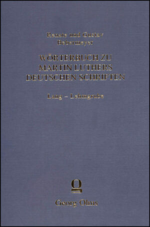 Wörterbuch zu Martin Luthers deutschen Schriften Lang - Lehmgrube | Bundesamt für magische Wesen