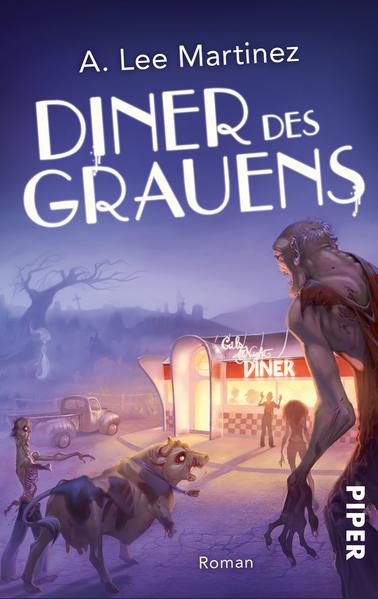 Die beiden Kumpel Earl und Duke tingeln Bier trinkend und nichtsahnend durch Amerika ... und wollen eigentlich nur kurz Pause in einem Imbiss machen. Doch dort trifft es sie hammerhart: Sie landen im Diner des Grauens, wo Zombie- Angriffe an der Tagesordnung sind und du niemals weißt, was im Kühlschrank lauert! Zombie- Kühe, eine monströse Bardame und singende Yuccapalmen sind hier erst der Anfang. Aber Earl und Duke sind nicht umsonst der coolste Vampir und der fetteste Werwolf der Welt ... Mit seinem Debütroman landete A. Lee Martinez einen gigantischen Erfolg. Fans und Neueinsteiger dürfen sich auf die Neuauflage in moderner Ausstattung freuen Zähneklappern und Lachmuskelkater garantiert!