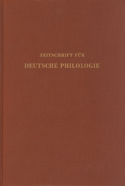 Zeitschrift für deutsche Philologie: Register zu den Bänden 1-100 |