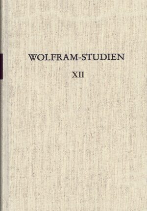 Wolfram-Studien XII: Probleme der Parzival-Philologie Marburger Kolloquium | Joachim Heinzle, L. Peter Johnson, Gisela Vollmann-Profe
