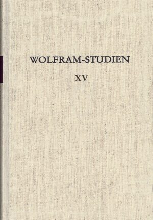 Wolfram-Studien XV: Neue Wege der Mittelalter-Philologie Landshuter Kolloquium 1996 | Joachim Heinzle, L. Peter Johnson, Gisela Vollmann-Profe