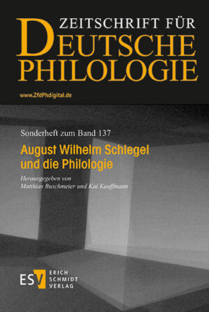August Wilhelm Schlegel und die Philologie | Bundesamt für magische Wesen