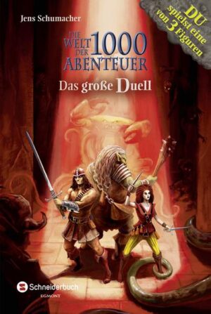 Wie in einem Rollenspiel kann der Leser zu Beginn des „Großen Duells“ denjenigen aus drei Charakteren wählen, den er spielen will: den Krieger, die Amazone oder den bösen Troll … 10.000 Goldtaler und unsterblicher Ruhm das ist die Belohnung, die der undurchsichtige Graf Xalorc jedem verspricht, dem es gelingt, den »Albtraum der Götter« zu meistern. Dieses unterirdische Labyrinth steckt voller tödlicher Fallen und Monster. Als einer von drei unerschrockenen Abenteurern nimmt der Leser die Herausforderung an. Wer wird das große Duell für sich entscheiden?