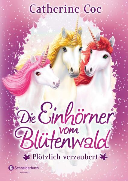 Als Cora, Isabelle und Lei in den Sommerferien auf ein paar seltsame Hufabdrücke stoßen, ahnen sie noch nichts von dem großen Abenteuer, das auf sie wartet. Denn sobald die Mädchen ihre Füße in die Spuren stellen, verwandeln sie sich in sternenglitzernde Einhörner mit goldschimmernden Hörnern und leuchtend bunten Mähnen! Und jedes Mädchen hat als Einhorn eine ganz besondere magische Gabe. Gemeinsam entdecken die drei den zauberhaften Blütenwald.