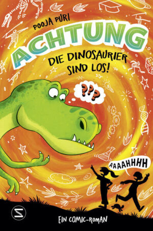 Hilfe, meine Schwester ist bei den Dinosauriern gelandet! Esha Verma, ihr Lehrling Broccoli und seine schlaue Haustierschildkröte haben einen Traum: Sie wollen den legendären Hirni- Pokal gewinnen - den ultimativen Erfinderpreis. Der diesjährige Beitrag: EINE ZEITMASCHINE. Aber am Tag vor dem Wettkampf entführt Eshas große Schwester die Zeitmaschine und verirrt sich in die Kreidezeit. Nun müssen Esha und Broccoli sich hungrigen Dinosauriern, mysteriösen schwarzen Löchern und fehlerhaften Erfindungen stellen, um Eshas Schwester wieder zurückzuholen. Immerhin ist schon jetzt bewiesen, dass die Zeitmaschine funktioniert. Hoffentlich sehen das auch die Wettkampfrichter so ... Abwechslungsreich gestaltet in Notizblock- Optik, mit vielen Kritzeleien und Illustrationen