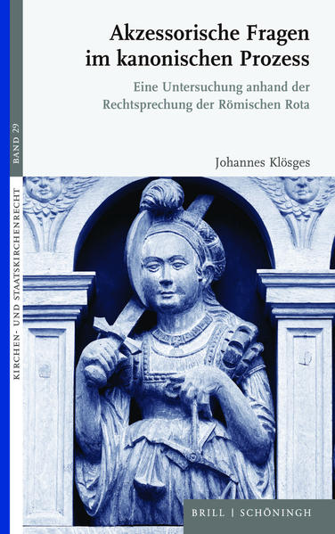 Das kirchliche Prozessrecht manifestiert sich in einem detailreichen Normenkomplex, der nur selten in den Blick wissenschaftlicher Untersuchung gerät. Grund genug, einigen Detailfragen Raum zu geben, die gleichzeitig paradigmatische Problemanzeigen für den gegenwärtigen Zustand kirchlicher Rechtskultur darstellen.Neben der eigentlichen Hauptsache können im kanonischen Prozess auch so genannte akzessorische Fragen auftreten, die von der Hauptsache abhängig sind, aber eine eigene richterliche Entscheidung verlangen. Die auf derartige Fragen fokussierte Untersuchung der Rechtsprechung der Römischen Rota offenbart einen höchst bedenklichen Zustand des geltenden Prozessrechts. Ist der Untergang des kanonischen Prozesses längst besiegelt?