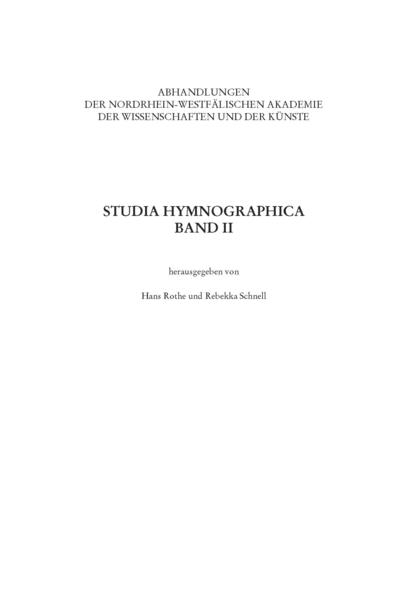 Dieser zweite Band enthält Studien von Gelehrten aus Rußland, Litauen, Bulgarien, Österreich und Deutschland, die sich im Laufe der Jahrzehnte mit eigenen Untersuchungen an der 1970 in Bonn begonnenen Erforschung und Edition der Gottesdienstmenäen beteiligt haben. Diese Arbeiten beschränken sich im Gegensatz zum ersten Band nicht mehr nur auf das mittelalterliche ostslavische Gottesdienstmenäum, sondern berücksichtigen auch Heiligenakoluthien aus dem südslavischen oder gar georgischen Raum, z.T. späterer Jahrhunderte. Hierbei finden u.a. ganz moderne Methoden Anwendung, wie z.B. eine linguistische Analyse mit Hilfe spezieller Funktionen der mathematischen Statistik.