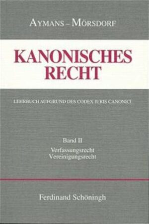 Völlig neu konzipiert, setzt das Werk die große Tradition der vorherigen Auflagen fort: als ein international anerkanntes Standardwerk des katholischen Kirchenrechts, unentbehrlich und grundlegend für die kirchliche Praxis in Gesetzgebung, Verwaltung und Rechtsprechung, grundlegend-gerade dank der preisgünstigen Studienausgabe-für die akademische Ausbildung. Die Reihe ist abgeschlossen.