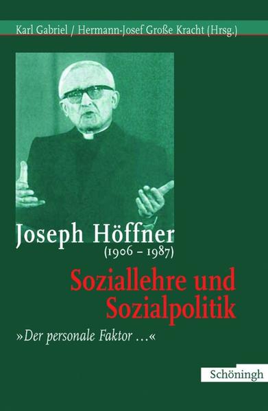 Der spätere Kölner Kardinal Joseph Höffner gilt nicht nur als der einflußreichste katholische 'Soziallehrer' der Bundesrepublik Deutschland. Er hat auch wesentlich zur Grundlegung der 'sozialen Marktwirtschaft' beigetragen. Dieser Band widmet sich den Leben und Werk Höffners vor allem im Hinblick auf seine Beiträge zur Sozialethik und Sozialpolitik und bietet eine repräsentative Auswahl seiner zentralen Texte aus den 1950er und 1960er Jahren. Schon unmittelbar nach dem Zweiten Weltkrieg mischt sich Höffner offensiv in die Debatte um die Neuordnung der staatlichen Sozialpolitik ein. Dabei setzt er sich u.a. mit Konzepten und Ideen wie 'soziale Gerechtigkeit', 'Eigenverantwortung' und 'Versorgungsstaat' auseinander, die gerade heute wieder in den Fokus der sozialpolitischen Debatte rücken. Im ersten Teil des Bandes beschäftigen sich fünf Beiträge mit der Biografie und den sozialethischen, sozialpolitischen, menschenrechtlichen und religionssoziologischen Ansätzen und Perspektiven Höffners. Den zweiten Teil liefert eine repräsentative Auswahl der auch heute noch zukunftsweisenden Arbeiten und Forschungsergebnisse aus Höffners Zeit als Sozialwissenschaftler und Soziallehrer.