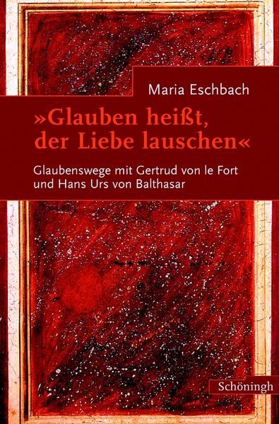 Ausbildung-Beruf-Berufung: In drei großen autobiographischen Abschnitten geht Maria Eschbach über mehr als sieben Jahrzehnte ihren persönlichen Glaubensfragen nach, die durch die Begegnung mit Gertrud von le Fort und Hans Urs von Balthasar entscheidend geprägt wurden. Entstanden ist ein sehr eindringliches Buch, ein ungewöhnliches, geradezu spannendes Buch des 'freimütigen Bekennens', das-wie Bischof Scheele in seinem Geleitwort sagt-ein wesentliches Element des Glaubens ist. Zugleich erfährt mit diesem Buch durch die Edition bislang unveröffentlichter Briefe die Balthasarforschung (100. Geburtstag 2005) und die le-Fort-Forschung (130. Geburtstag 2006) eine wichtige Bereicherung.