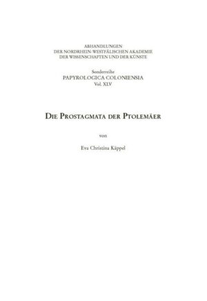 Die Prostagmata der Ptolemäer | Bundesamt für magische Wesen