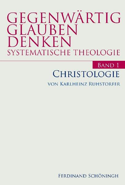 GEGENWÄRTIG GLAUBEN DENKEN ist eine neuartige Systematische Theologie. Philosophie, Fundamentaltheologie und Dogmatik sind ineinander verwoben. Die wesentlichen Inhalte des christlichen Glaubens werden in innovativer Weise dargestellt. Dabei bieten die einzelnen Autoren durchaus verschiedene theologische Zugänge. Die formale Gemeinsamkeit ist es, dass die biblischen Zeugnisse nicht als Ausgangs-, sondern als Zielpunkt der Darstellungen in den Blick genommen werden. Ausgehend vom heutigen Denken und Leben führen die Bände in die Gegenwart der Selbstmitteilung Gottes in Jesus Christus ein. Studierende-nicht nur-der Theologie, Mitarbeiter der kirchlichen Praxis und interessierten Laien werden gleichermaßen angesprochen. Der Grundkurs des christlichen Wissens umfasst in seinen 10 Bänden die wesentlichen Traktate der christlichen Dogmatik: Christologie, Gotteslehre, Pneumatologie, Schöpfungslehre, theologische Anthropologie, Gnadenlehre, Sakramentenlehre, Ekklesiologie, Mariologie, Eschatologie. Die Christologie setzt mit einer Analyse unserer geschichtlichen Konstellation ein, die gleichermaßen von der Wiederkehr der Religion und vom „Tod Gottes“ sowie vom „Tod des Menschen“ gekennzeichnet ist. Auf dem Weg über die Postmoderne, die Moderne, die Neuzeit sowie das scholastische und patristische Zeitalter wird schließlich ein neuer Zugang zur Heiligen Schrift bzw. der Person Jesus Christus aufgezeigt. Die Entäußerung (Kenosis) Gottes in Jesus von Nazaret erscheint nun als die Bedingung der Möglichkeit von Geschichte und Gegenwart. Der Reichtum der philosophisch-theologischen Deutungen der Menschwerdung Gottes dient in seinen verschiedenen Facetten als hermeneutischer Schlüssel für ein zeitgemäßes Verständnis des Grundes, der gelegt ist: Jesus Christus (1 Kor 3,11). Dadurch kann denkbar und glaubwürdig gemacht werden, dass auch wir in einer globalisierten Welt auf diesen Grund bauen können, weil Gott und Mensch ein für allemal in Christus vermittelt sind, so dass wir als Einzelne und als Gemeinschaft durch seinen Zuspruch 'zur Freiheit und Herrlichkeit der Kinder Gottes' gelangen können (Röm 8,21).