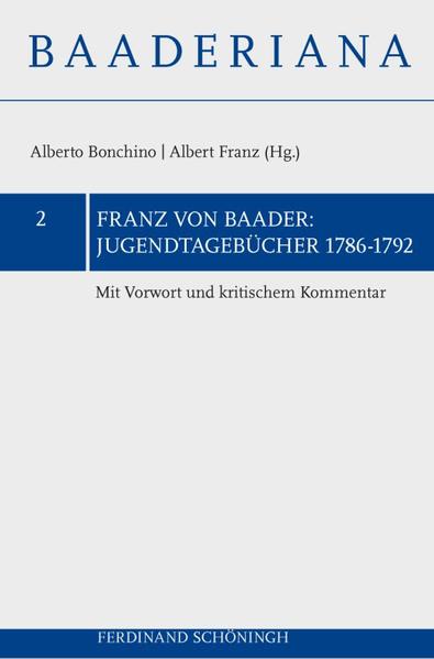 »Tagebücher« sind in der Regel keine wissenschaftlichen Texte. Sie sind aber für die Wissenschaft von wesentlicher Bedeutung, weil sie das Denken und Empfinden eines Autors unverschleiert vermitteln und verdeutlichen.Dies trifft gerade auf die Jugendtagebücher Baaders zu. Von daher ist es mehr als notwendig, diese Texte zugänglich zu machen und zu kommentieren. Die passagenweise von jugendlichem Schwung geprägten Tagebucheinträge zeugen aber andererseits von der Reife und Abgeklärtheit Franz von Baaders. Sie führen jungen Studierenden, deren philosophischer Eros noch nicht erloschen bzw. ausgelöscht worden ist, sein kritisches Denken vor Augen. Von nichts anderem dürfte Franz von Baader mehr beseelt und getrieben gewesen sein.