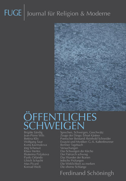 Man kann nicht nicht kommunizieren, so hallt es durch die virtuellen und belebten Foren des 21. Jahrhunderts. Inmitten unserer Kultur der Kreativen und Aufdecker, Aufklärer und Erleuchteten gerät jede Stille zum beredten Schweigen und jeder Anflug von Diskretion in den Verdacht, eine schreiende Ungerechtigkeit zu decken. Wir leben im Kommunikationszeitalter, in dem alles besprochen und verständlich gemacht werden kann-und muss. Wer nicht mitredet, existiert nicht. Gefragt wird er trotzdem.Wenn es um Würdenträger der Religionen, die Funktionseliten der Kirche oder schlicht um die christliche Deutung irgendeines Ereignisses oder Phänomens geht, zeigt sich die politische Öffentlichkeit seit Jahren auch höchst interessiert an Wortbeiträgen aus der religiösen Sphäre. Worum es sich bei diesem Interesse handelt, harrt aber der Erforschung. Auch außerreligiös steht einiges auf dem Spiel. Hannah Arendt hat einmal in einem Anflug von republikanischer Begeisterung vom »Glück des Öffentlichen« gesprochen und das freie öffentliche Handeln als konstitutives Moment des gelungenen Lebens gekennzeichnet. Wenn das richtig ist, dann wäre eine kulturell verarmte Öffentlichkeit, die keine unbeschallten Räume mehr beherbergt und in der alles immer schon an seinem Platz ist, nicht nur ein religiöses Problem.