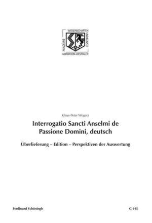 Interrogatio Sancti Anselmi de Passione Domini