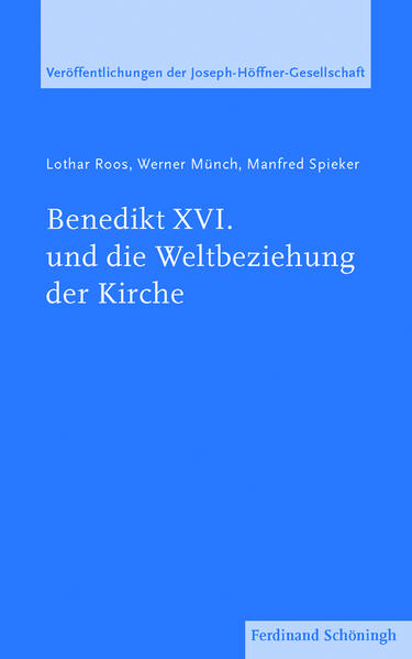 Benedikt XVI., der große Lehrer der Theologie auf dem Stuhl des Apostel Petrus, hat sich in den fast acht Jahren seines Pontifikats immer wieder zu sozialethischen Themen geäußert. Seine Enzykliken und seine Reden vor parlamentarischen Versammlungen sind Dokumente einer Weiterentwicklung der katholischen Soziallehre im Geiste des II. Vatikanischen Konzils. Lothar Roos untersucht in seinem Beitrag die drei Enzykliken Benedikts über die Liebe, die Hoffnung und die geistliche Quelle der Soziallehre Caritas in Veritate unter dem Stichwort eines trinitarischen Humanismus. Er zeigt, wie Benedikt in Caritas in Veritate die Sozialethik mit der Ethik des Lebens verknüpft. Werner Münch analysiert die großen Reden Benedikts vor den Vereinten Nationen und vor dem Deutschen Bundestag, in denen Benedikt deutlich zu machen versteht, dass eine humane Rechts- und Gesellschaftsordnung auf naturrechtliche Fundamente angewiesen ist, über die sie nicht selbst verfügen kann. Manfred Spieker untersucht Benedikts bzw. Joseph Ratzingers Aussagen zum interreligiösen Dialog, insbesondere zum Islam, in deren Mittelpunkt immer wieder das Verhältnis von Glaube und Vernunft, die Frage nach der Wahrheit und die Kritik an der Gewalt als Mittel der Verkündigung stehen.