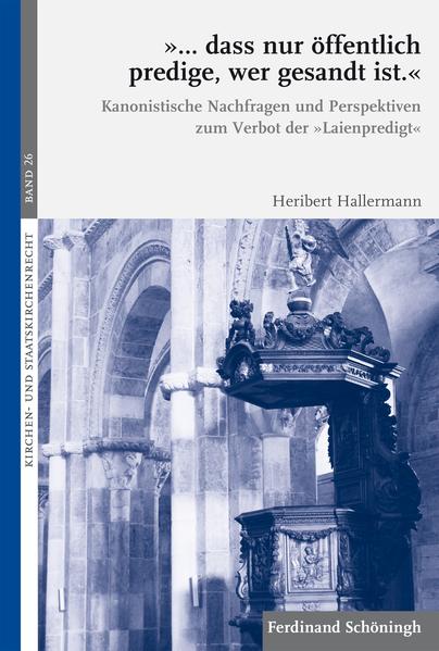 Sind die Bestimmungen zur Laienpredigt eine Anleitung zur Schizophrenie? Das jedenfalls meint ein Autor, der sich zu einer entsprechenden Neuregelung dieser Frage in der Schweiz im Jahr 2015 äußert. Das offizielle Verbot der Laienpredigt sorgt immer noch für Aufregung. Das kirchenrechtlich und rechtsgeschichtlich ausgerichtete Werk fragt nach der Entstehung und Begründung des sogenannten Laienpredigtverbots. So untersucht es z.B. Entscheidungen mittelalterlicher Synoden aber auch Dokumente des II. Vatikanischen Konzils. Dabei stellt sich heraus, dass es im Kern gar nicht um die Predigt geht, sondern um einen Streit um das Kirchenbild. Daher wurde in den vergangenen Jahrzehnten die Frage der Laienpredigt immer mehr zu einem Konflikt um die Kompetenzen von Priestern und Laien hochstilisiert. Tatsächlich muss es aber um die Frage gehen, wer eine Sendung zur Predigt erhalten kann. Das Konzil hat dabei die Türen für Laien weit geöffnet. Der Impuls von Franziskus,Papst, manche Fragen auf teilkirchlicher und nicht auf weltkirchlicher Ebene zu lösen, eröffnet neue Perspektiven.