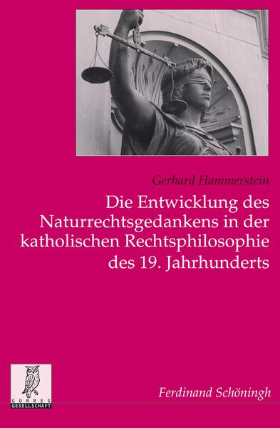 Im 19. Jahrhundert wird das Naturrecht in der Folge von Revolution und Restauration zum besonderen Streitobjekt, als die katholische Kirche dem Rechtspositivismus das neuscholastische Naturrecht entgegenstellt. Nach 1945 erfolgt eine Naturrechtsrenaissance, die auch die deutsche Rechtsentwicklung beeinflusst. Mit der Dissertation von Gerhard Hammerstein ragt eine Naturrechtsanalyse heraus, die ideologische Engführungen meidet und den Kern rechtsethischer und praktischer Norm- und Wertfragen freilegt. Rudolf Uertz hat die bisher unveröffentlichte Arbeit von 1950 überarbeitet, kommentiert und so für sozialethische, politik- und rechtsphilosophische Diskussionen erschlossen.