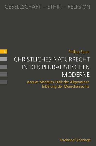 Das Verhältnis von Menschenrechten und Religion bildet ein hochaktuelles Feld der politischen Philosophie. Vor diesem Hintergrund untersucht das vorliegende Buch die Sicht des katholischen Denkers Jacques Maritain (1882-1973) auf die Allgemeine Erklärung der Menschenrechte. Die Erklärung von 1948 verdankt ihren Erfolg mutmaßlich nicht zuletzt einer weitgehenden weltanschaulichen Neutralität. Maritain vertrat während der Genese des Dokuments eine explizit christliche Menschenrechtstheorie. Paradoxerweise gilt er aber als eine Art intellektueller Gewährsmann der Erklärung. Das Buch zeigt, wie Maritain einerseits tatsächlich eine gewisse weltanschauliche Neutralität der Erklärung rechtfertigte, diese aber zugleich in einem religiös geprägten Menschenrechtskanon aufheben wollte. Maritains Theorie ähnelt damit auch und hebt sich zugleich ab von der Konzeption des überlappenden Konsenses des US-Philosophen John Rawls.