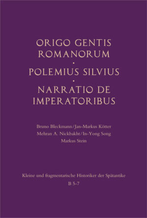 Origo gentis Romanorum  Polemius Silvius  Narratio de imperatoribus | Bundesamt für magische Wesen