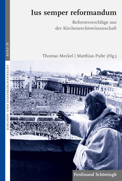 Das Kirchenrecht ist kein unveränderbarer monolithischer Block, sondern stets ein Ius semper reformandum. Rezeptionslücken des II. Vatikanischen Konzils und das Leben der Kirche in der Gegenwart erfordern eine dynamische Rechtsentwicklung, die die Kirche auf ihrem Weg in die Zukunft unterstützt. Franziskus,Papst hat wie seine Vorgänger Johannes Paul II. und Benedikt XVI. bereits zahlreiche Gesetzesänderungen auf den Weg gebracht, etwa des Codex Iuris Canonici von 1983 sowie des Codex Canonum Ecclesiarum Orientalium von 1990. Die Kirchenrechtswissenschaft begleitet seit jeher die kirchliche Rechtsentwicklung und hat vor allem seit dem letzten Konzil vielfältige Reformvorschläge gemacht. Der Band nimmt die Frage nach möglichen Reformvorschlägen de lege ferenda in zentralen Rechtsbereichen aus unterschiedlichen Perspektiven in den Blick.