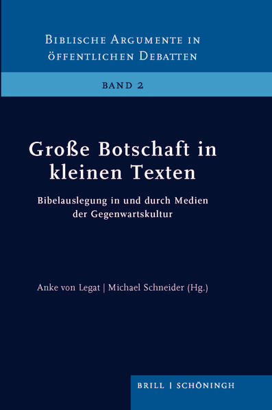 Große Botschaft in kleinen Texten: Gerechtigkeit, Frieden, Bewahrung der Schöpfung. Liebe gegenüber den Nächsten, aber auch den Feinden, und ein Leben über den Tod hinaus-das sind nur einige der theologischen Konzepte, die aus den biblischen Texten und Geschichten bis in die Gegenwart wirken. Einerseits wird durch Medien öffentlich sichtbar, wie stark biblische Texte und von ihnen angestoßene Werte und Haltungen in der Gegenwart bedeutsam und gefragt sind. Andererseits sind Beiträge der Universitätstheologie in diesen kleinen Formaten nur selten zu finden. Was also müssen theologische Expert:innen lernen, um im öffentlichen Diskurs stärker beteiligt zu sein? Und wie können professionelle Medienleute an theologischem Fachwissen partizipieren, um biblische Themen und Thesen differenziert und wissenschaftlich fundiert für eine breitere Öffentlichkeit aufzubereiten?