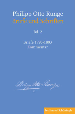 Philipp Otto Runge  Briefe 1795-1803 | Bundesamt für magische Wesen