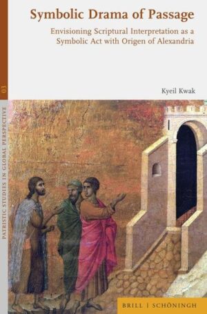 Origen envisioned scriptural interpretation as a symbolic drama of passage with the Logos-Christ, reuniting what is originally one. During the first three centuries C.E., σύμβολον (symbol) became a prominent term along with αἴνιγμα (enigma) and ἀλληγορία (allegory) in forming a cosmic formula popular across the Mediterrnean world: symbol encodes the divine mystery in enigmatic forms and allegory decodes them. Having considered Scripture as full of divine symbols, Origen envisioned and practiced allegorical interpretation of Scritpure as a symbolic act of bringing, comparing, and matching its letters under the divine paideia of the Logos-Christ. In seeking three levels of scriptural meaning, Origen construed the cosmos as a tripartite reality and defined the essence of Christianity as a symbolic drama of passage. For Origen, the main actor of this drama is the Logos-Christ in the divine action of gradually leading his bride (i.e., the church) from the visible reality through the invisible reality to the divine reality.